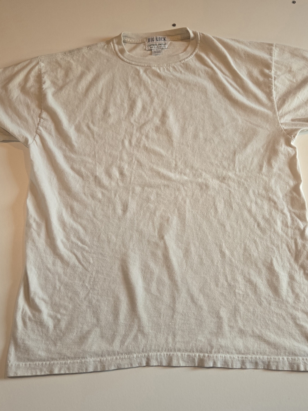 Women's Short Sleeve Crew Neck Tee in Cream